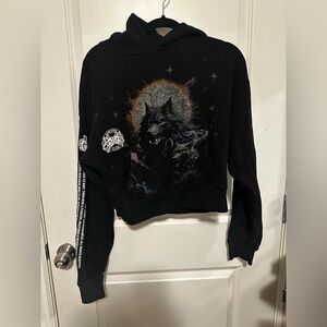 Darc Sport Black Wolf Graphic Sweater